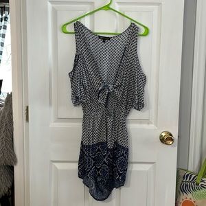 Size extra small Kendall and Kylie blue romper excellent condition